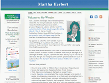Tablet Screenshot of marthaherbert.org